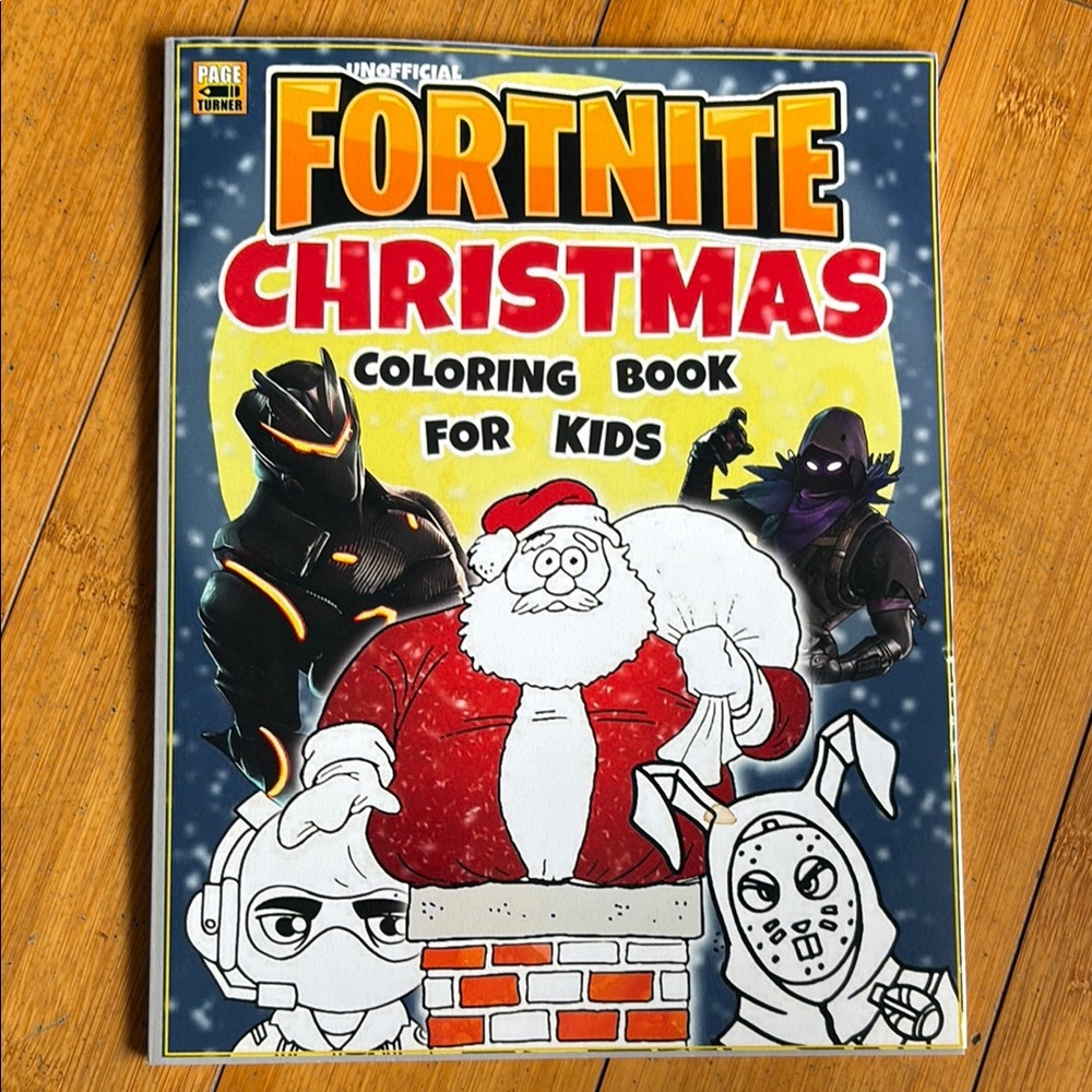 ❤️‍🔥 $5 or 3 / $12 ❤️‍🔥 Fortnite Christmas Coloring Book